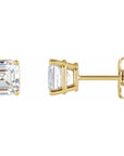 Asscher Studs