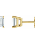 Gold Emerald Studs - 1.5CT