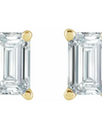 Gold Emerald Studs - 1.5CT