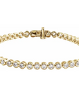 Bezel Tennis Bracelet - 3CT