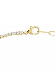 Paperclip Tennis Necklace